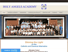 Tablet Screenshot of holyangelslouisville.com
